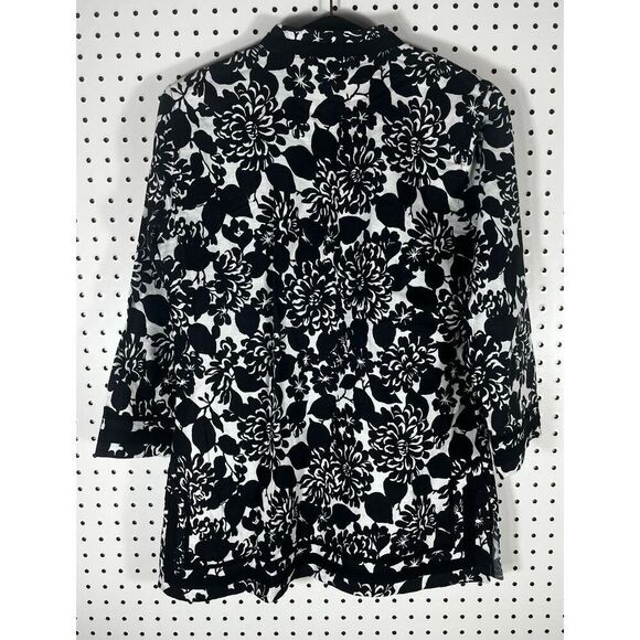 Brooks Brothers linen blend tunic top - Picture 2 of 6